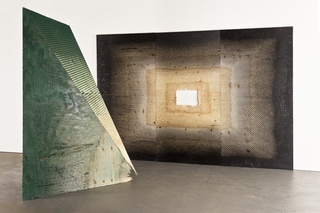 Projection (green) and Silver Screen,Michael Delucia