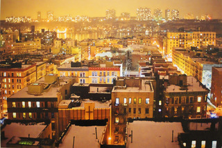 Snowy Scene in Harlem,Orestes Gonzalez