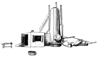 Untitled (Industry, New Tribal Labyrinth),Joep van Lieshout