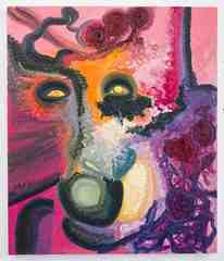 Portrait Of The Artist As A Cow Looking To Be A Tiger,Bjarne Melgaard