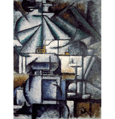 Deconstruction of the Planes of a Lamp,Ardengo Soffici