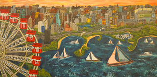 Chicago Lakefront Skyline,Kevin Swallow