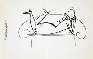 "Woman on Settee," ,Elie Nadelman