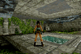 Tomb Raider, SEGA Saturn,JEREMY H. SMITH, executive producer, TOBY GARD, HEATHER GIBSON, NEAL BOYD, graphic artists, JASON GOSLING, PAUL DOUGLAS, GAVIN RUMMERY, programmers