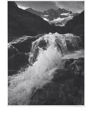 Waterfall, Northern Cascades, Washington,Ansel Adams