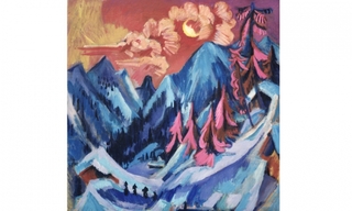 Winter Landscape in Moonlight,Ernst Ludwig Kirchner
