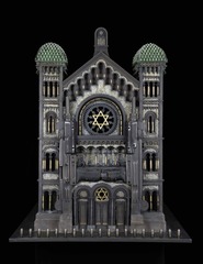 Synagogue, after the Great Synagogue of Brussels,Al Farrow