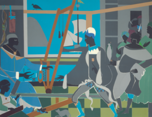 The Return of Odysseus (Homage to Pintoricchio and Benin),Romare Bearden