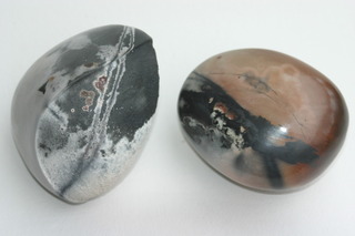 Ceramic pebbles,Louise Mock