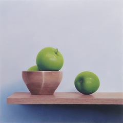 Square Still Life, Apples,Joseph Hronek