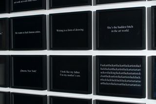 Text Piece (video stills),Clifford Owens