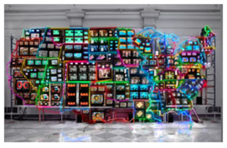 Electronic Superhighway: Continental U.S., Alaska, Hawaii,Nam June Paik