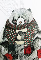 Bear with Scarf,Julia Pott
