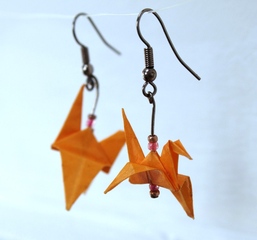 Origami earrings,Tina Viljoen