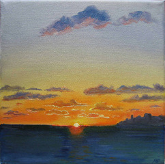 Mediterranean sunset,Melanie Paice