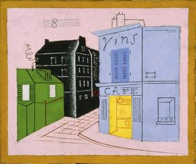 Blue Café,Stuart Davis