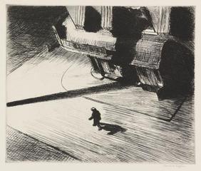 Night Shadows,Edward Hopper