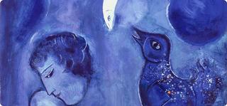 le paysage bleu,Marc Chagall