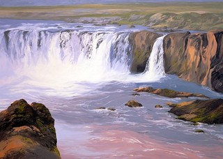 Godafoss,Diane Burko