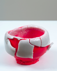       Tea Bowl (Red Cracked), 2010    ,Takuro Kuwata