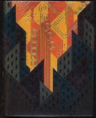 Paul Bonet, binding design for the book Nuits de Paris, by Francis Carco (Paris: Au Sans Pareil, 1927),