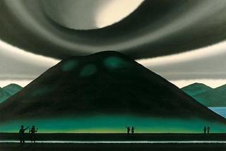 Couple Progressing Towards Mount Rincon,Roger Brown