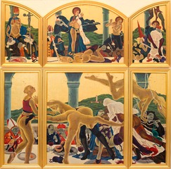 The Cloisters Last Supper/Arabesque Spread,Masami Teraoka