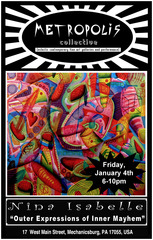 Outer Expressions of Inner Mayhem - A solo exhibition of artwork by Nina Isabelle,Nina Isabelle
