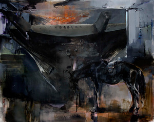 20130106083057-zsolt-bodoni_-the-boat_-2012_-acrylic-and-oil-on-canvas_-195-x-245-cm