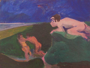 A Satyr Watching Actis and Galatea,William Theophilus Brown