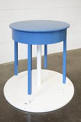 A Round Table with Thirty Coats of Blue Paint,Roy McMakin