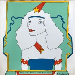 Star Girl Banded with Blue Wave,Barbara Nessim