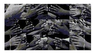 UNAMERICAN UNFAMOUS (still image from media wall installation),Clive Holden