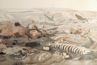 Study for Fearsom Fable - Tolerable Truth (dried up ocean)(detail),Tom Torluemke