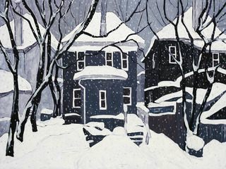 SNOW AND DARK HOUSES ,RFM McInnis