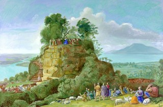 "The Sermon on the Mount II (after Claude)" ,David Hockney