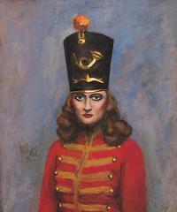 Woman in Majorette Costume,Walt Kuhn