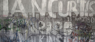 Wall (Walk in Silence) (detail),Graham Dolphin