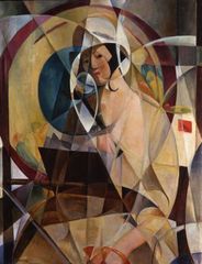  Woman with white bonnet,