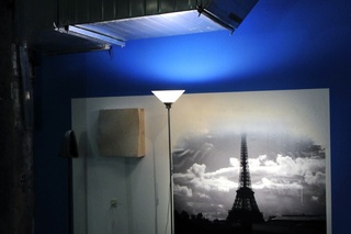 Vue de l\'exposition monographique de Neil Beloufa "Les Inoubliables prises d\'autonomie", dans le cadre de la saison \'Imaginez l\'Imaginaire" ,Neïl Beloufa