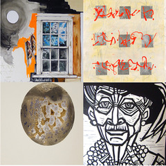 Nuances:  Composite image of work by Freda, Goodell, Murray & Skoczek,