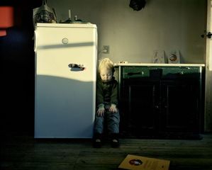 At the Fridge, from the series Home Works,Joakim Eskildsen