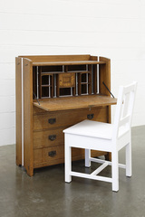 The first piece of furniture I bought (which was painted red when I found it)  ,Roy McMakin