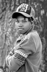 Anele \'Anza\' Khaba, KwaThema Community Hall, Springs, Johannesburg, From the series Faces and Phases ,ZANELE MUHOLI