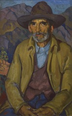 portrait of a cowboy,William Penhallow Henderson