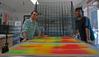  B-day Gift for Louis, artist with client,Johnny Nicoloro