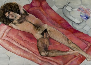 Paul Rosano Reclining,Sylvia Sleigh