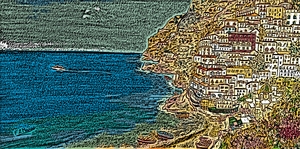 20130215174919-artslantab_-_messina_-_vista_su_positano__2a__-_water_color-woodcut01a-x