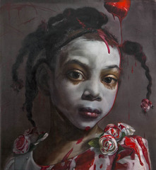 PAINTING THE ROSES RED ,Margaret Bowland