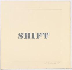 Shift ,Luis Camnitzer